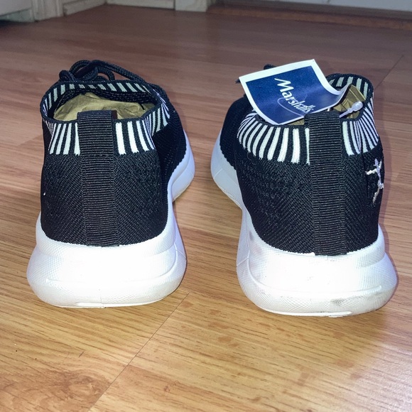 NWT Danskin Energy Black Sock Style Textile Sneakers Athleisure sz 8 - Picture 6 of 11